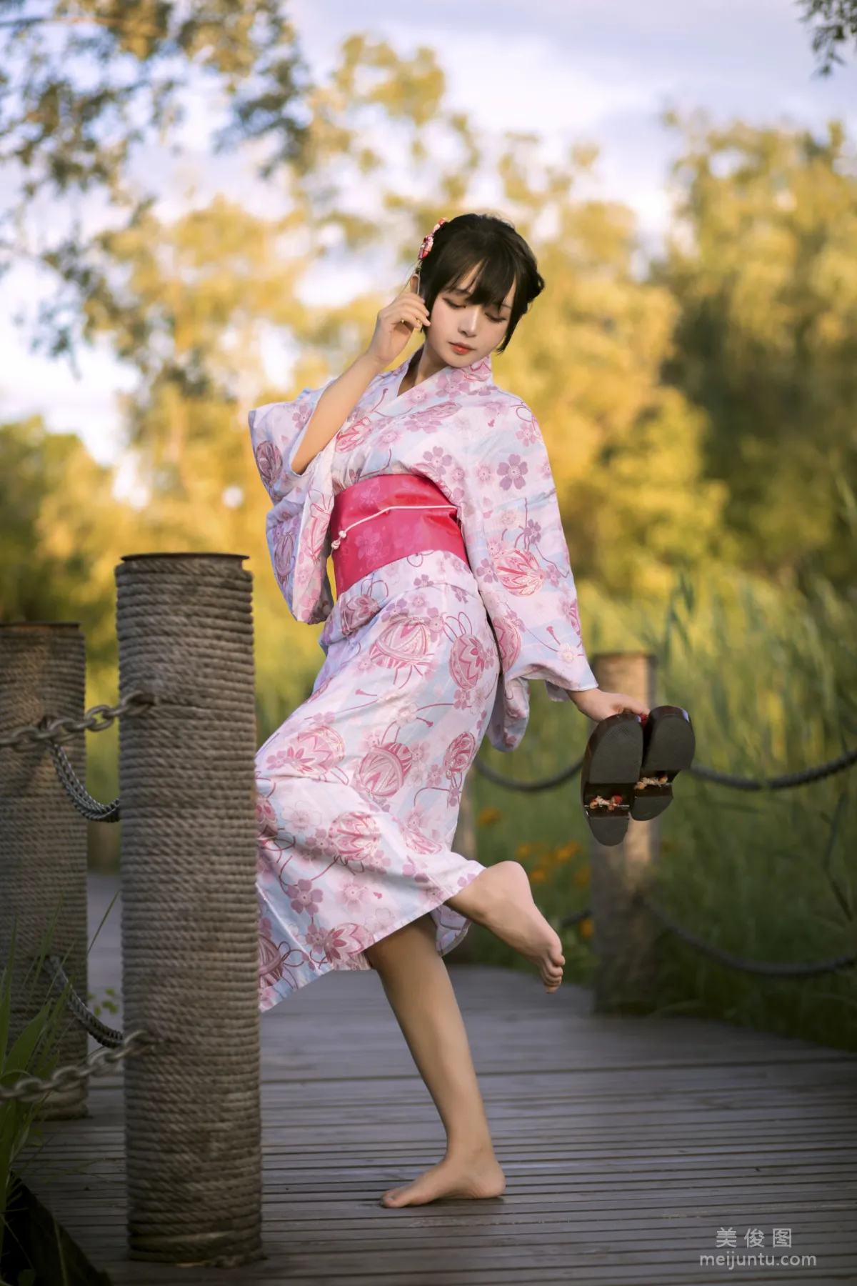 [Coser Beauty] Heimaomao OvO Kimono Super Evolution Photo Set photo 14