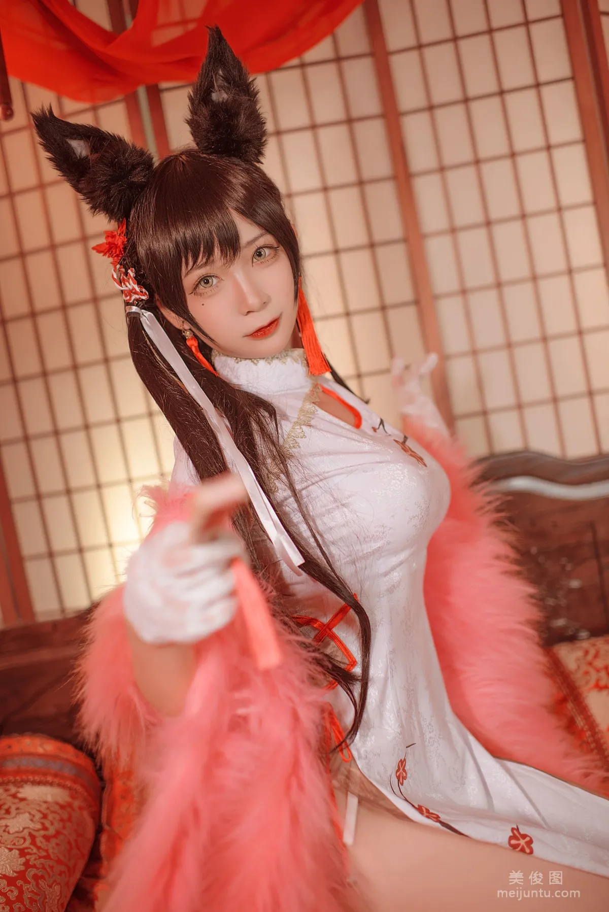[Beauty Coser] Yingluojiang w, Atago New Year Cheongsam Photo Set photo 4