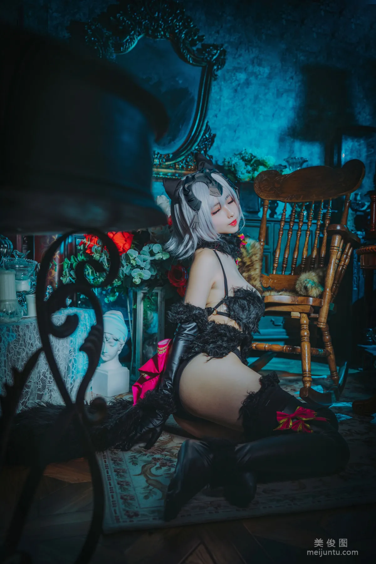 COS Beauty rioko Liang Liangzi, Black Joan of Arc Photo Set photo 15