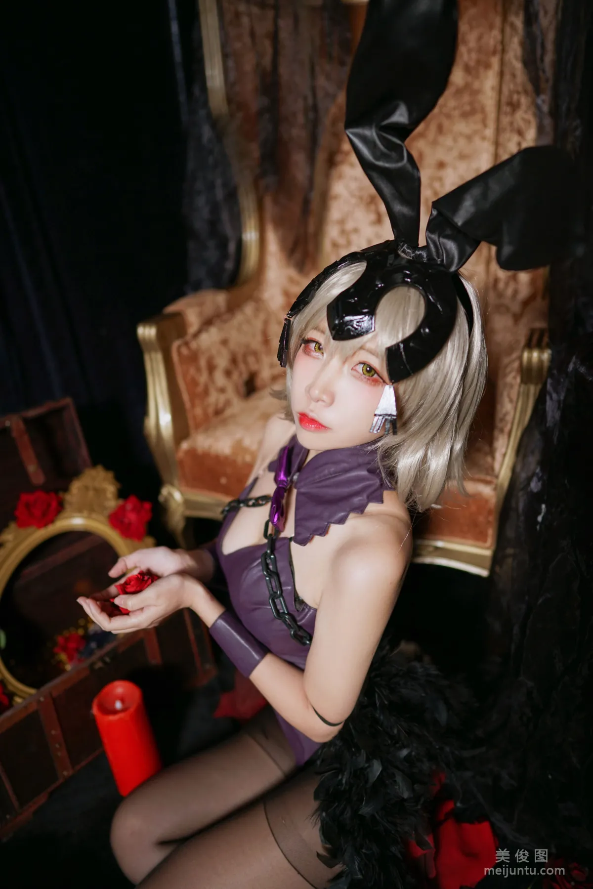 Erzuo Nisa Fate Black Jeanne Bunny Girl Photo Set photo 10