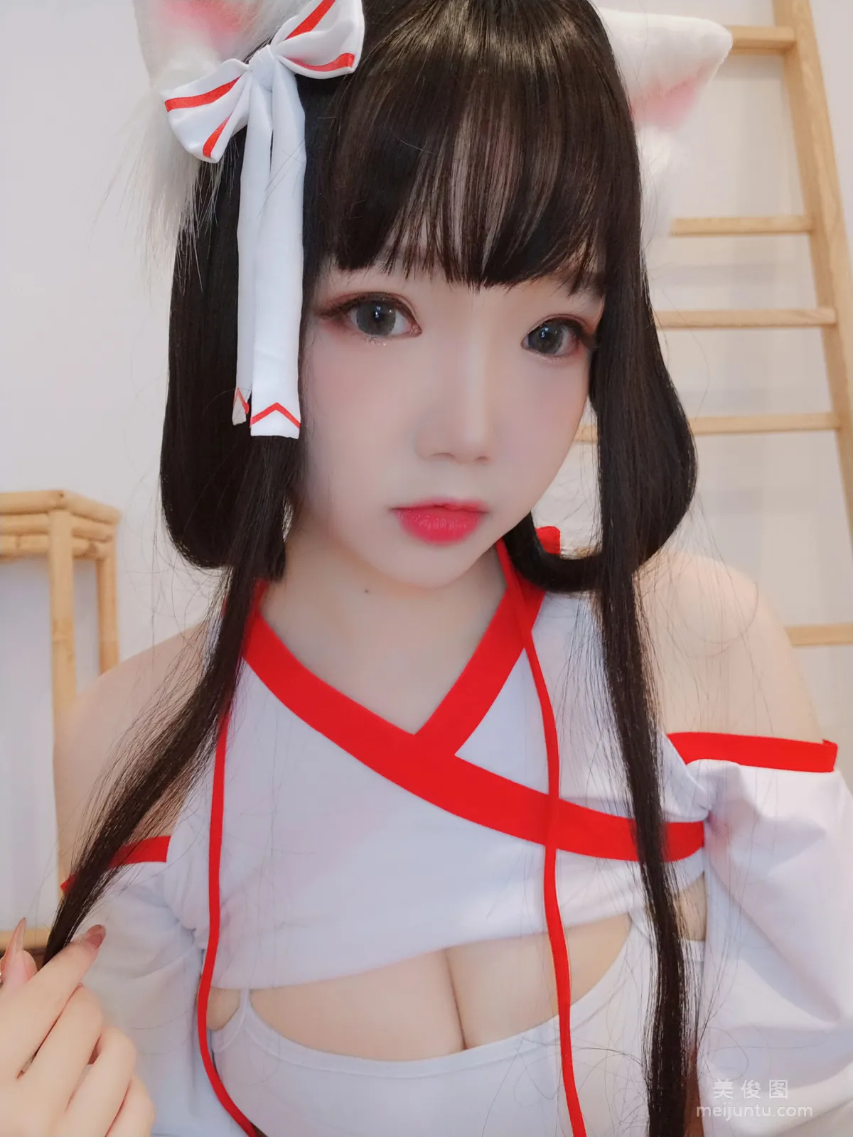 [Web Idols Coser] Xueqing Astra "Shrine Cat" Photo Set photo 25