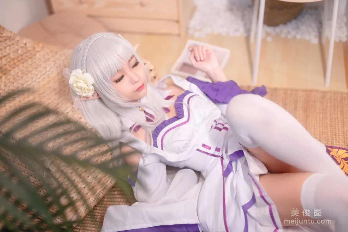[美女Coser] 蠢沫沫 《艾米利亚》 写真集7
