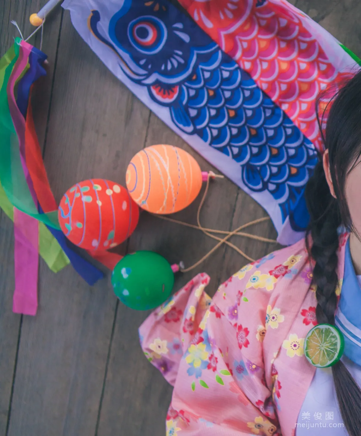 [美女Coser] 桜群 《和服》 写真集17