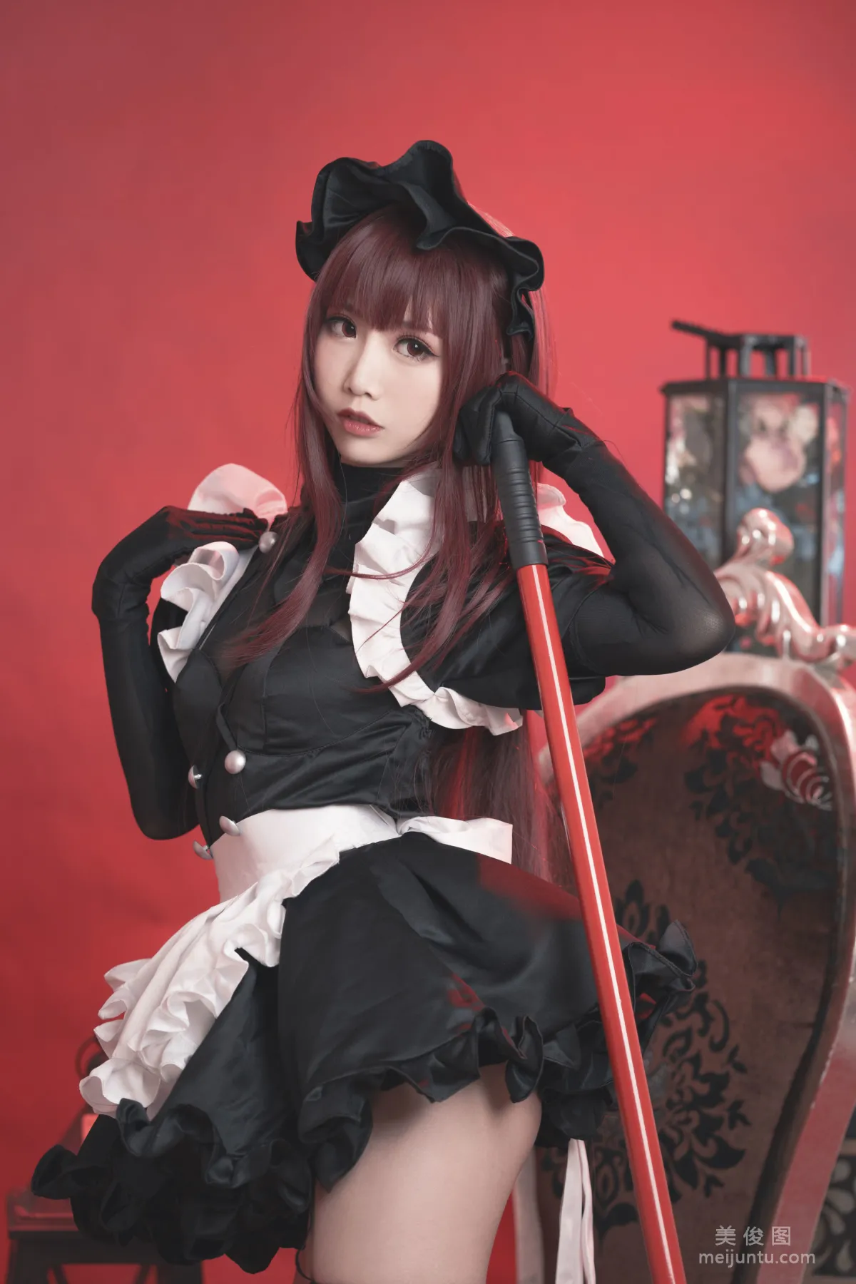美女Coser面饼仙儿 《斯卡哈女仆》 写真集4