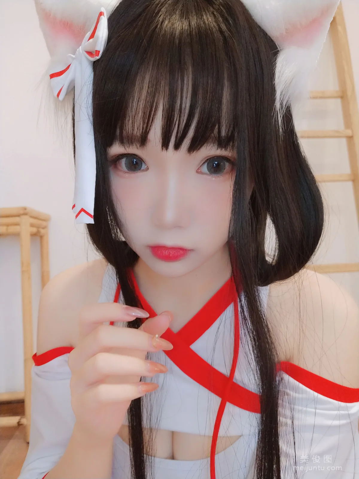 [Web Idols Coser] Xueqing Astra "Shrine Cat" Photo Set photo 29