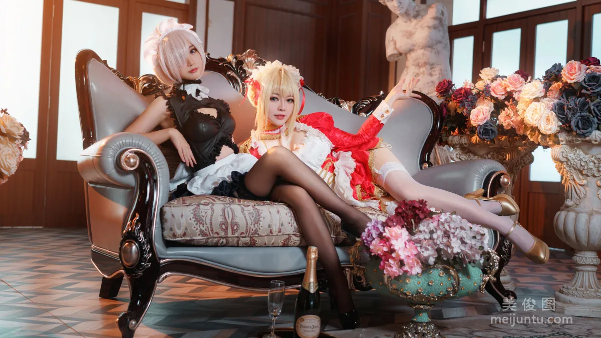 半半子&面饼仙儿 《Claudius x Kyrielight Maid》 写真集20