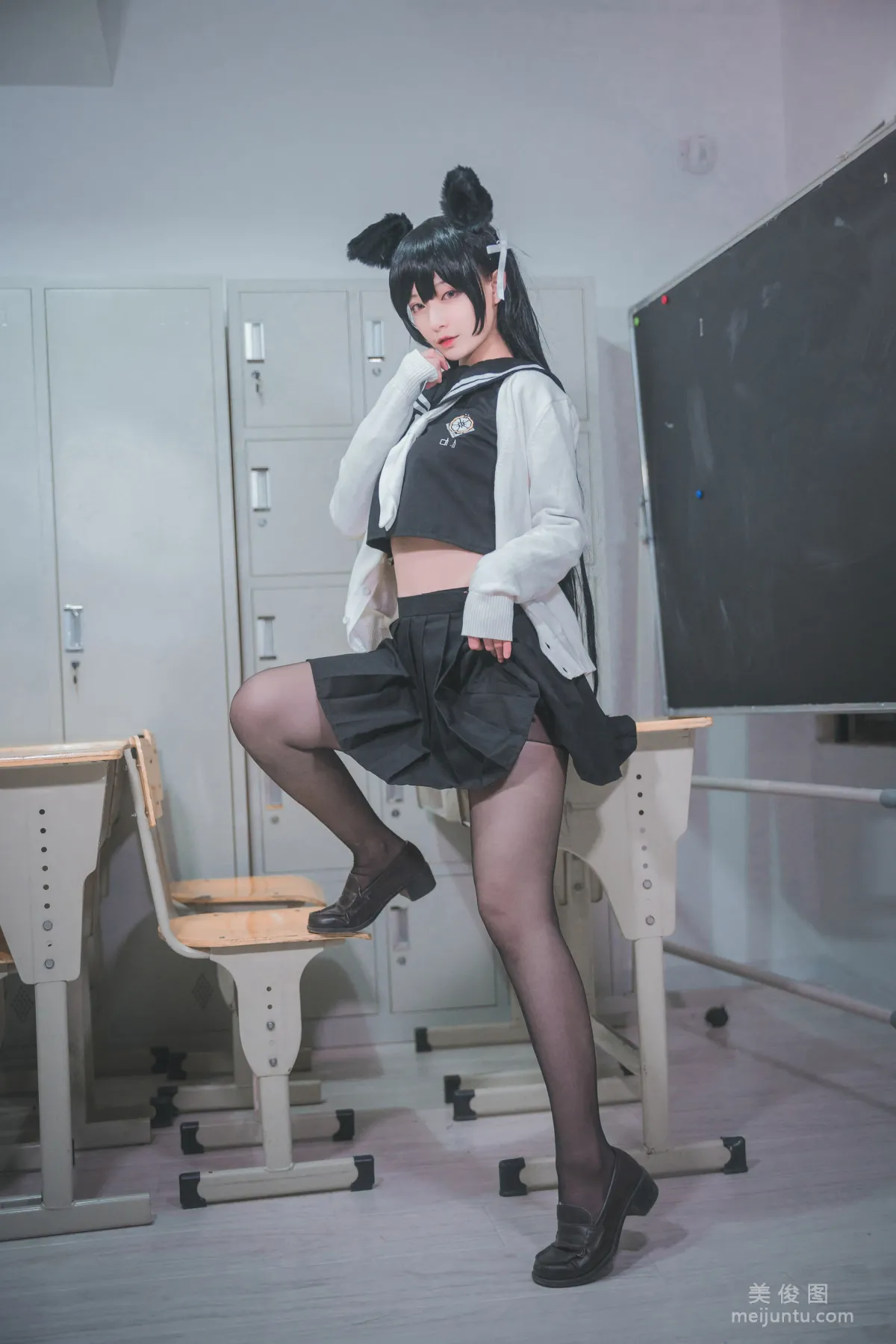 [美女Coser] 鐵闆燒鬼舞w 《愛宕jk》 寫真集 10