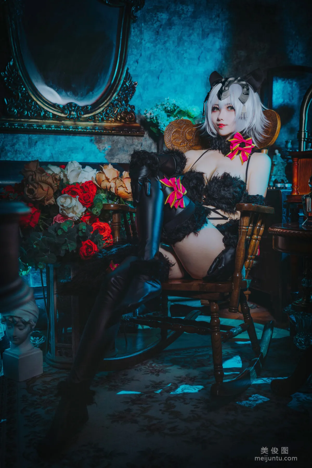 COS Beauty rioko Liang Liangzi, Black Joan of Arc Photo Set photo 2