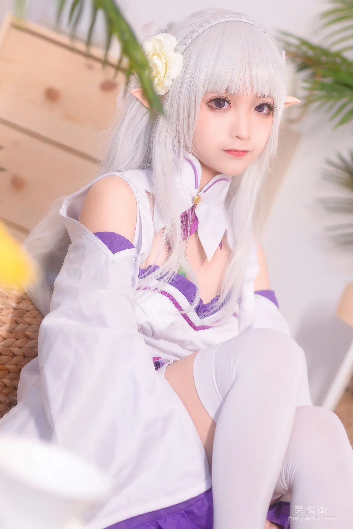 [美女Coser] 蠢沫沫 《艾米利亚》 写真集4