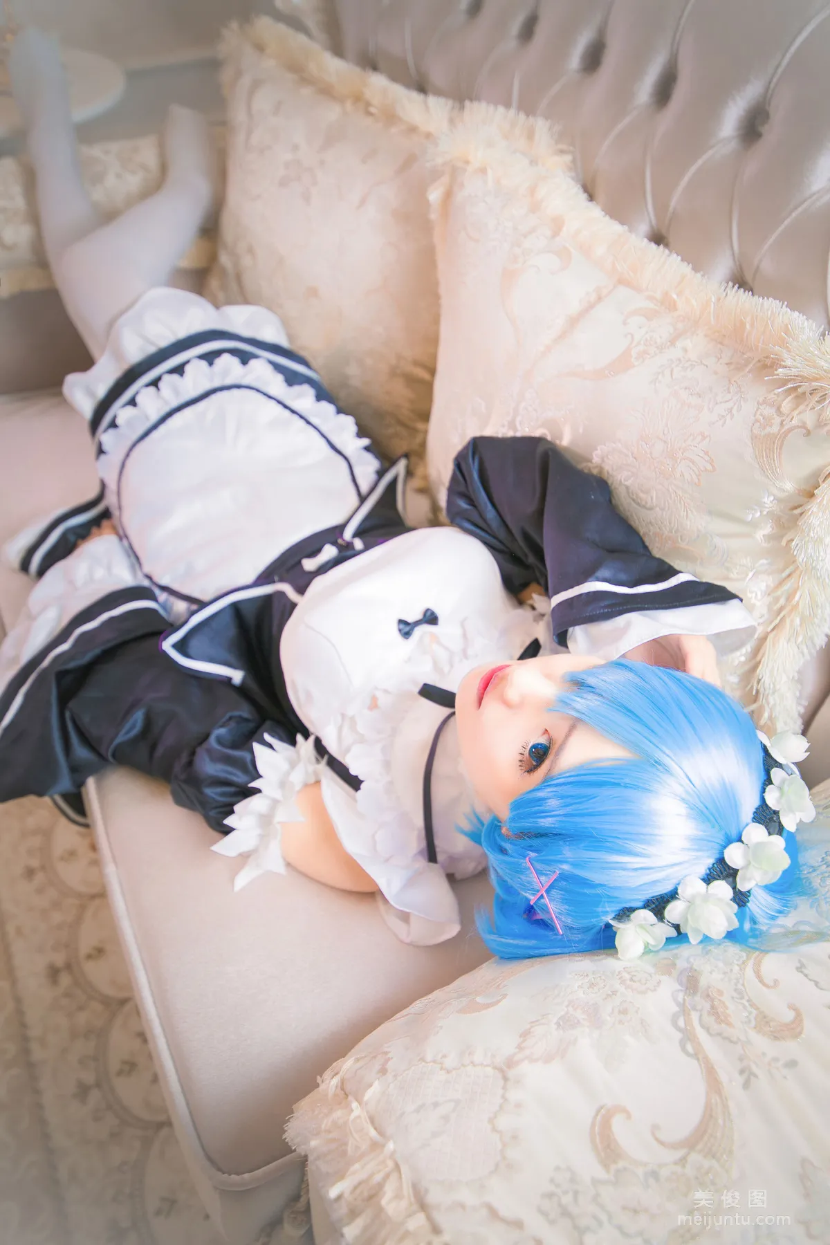 [Beauty Coser] Xiaoye Meizi w "Ram Rem (Ram, Rem)" Photo Set photo 10