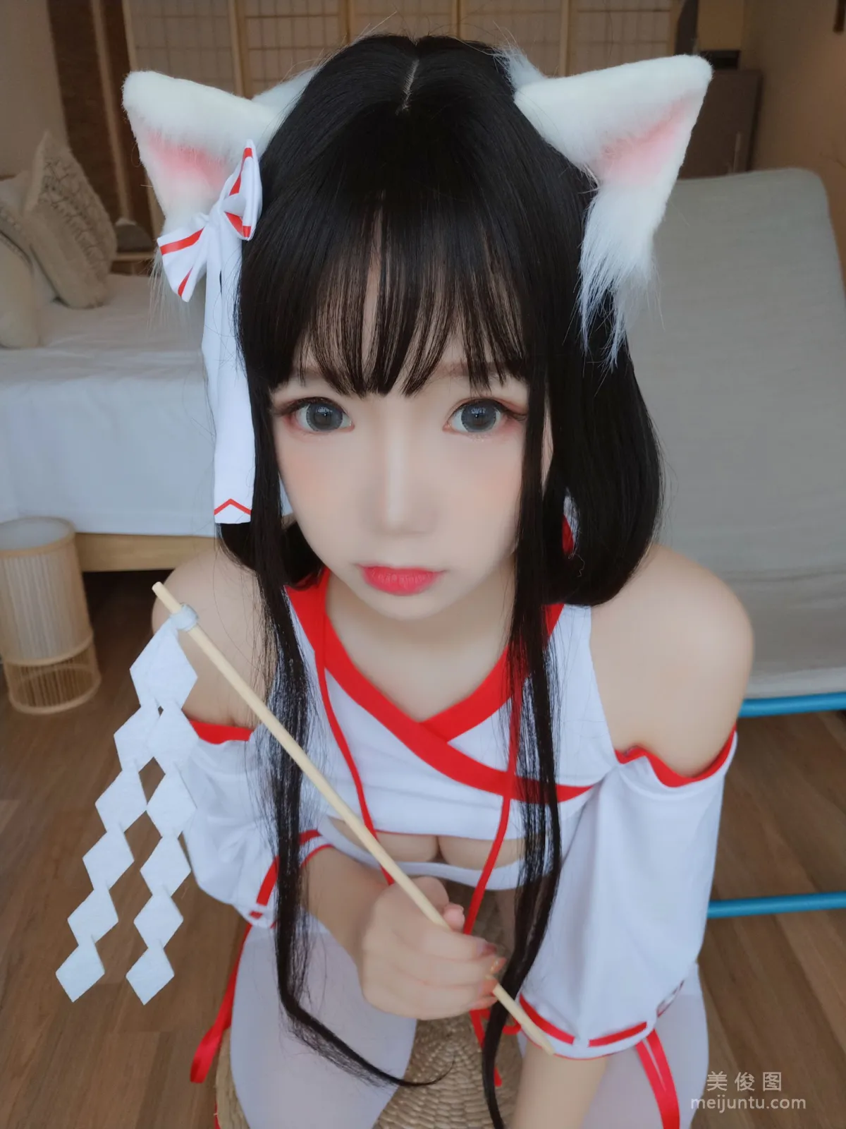 [Web Idols Coser] Xueqing Astra "Shrine Cat" Photo Set photo 41