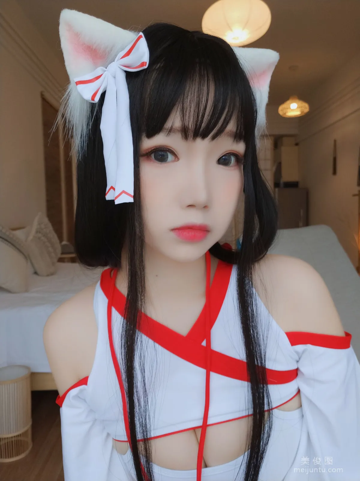 [Web Idols Coser] Xueqing Astra "Shrine Cat" Photo Set photo 61