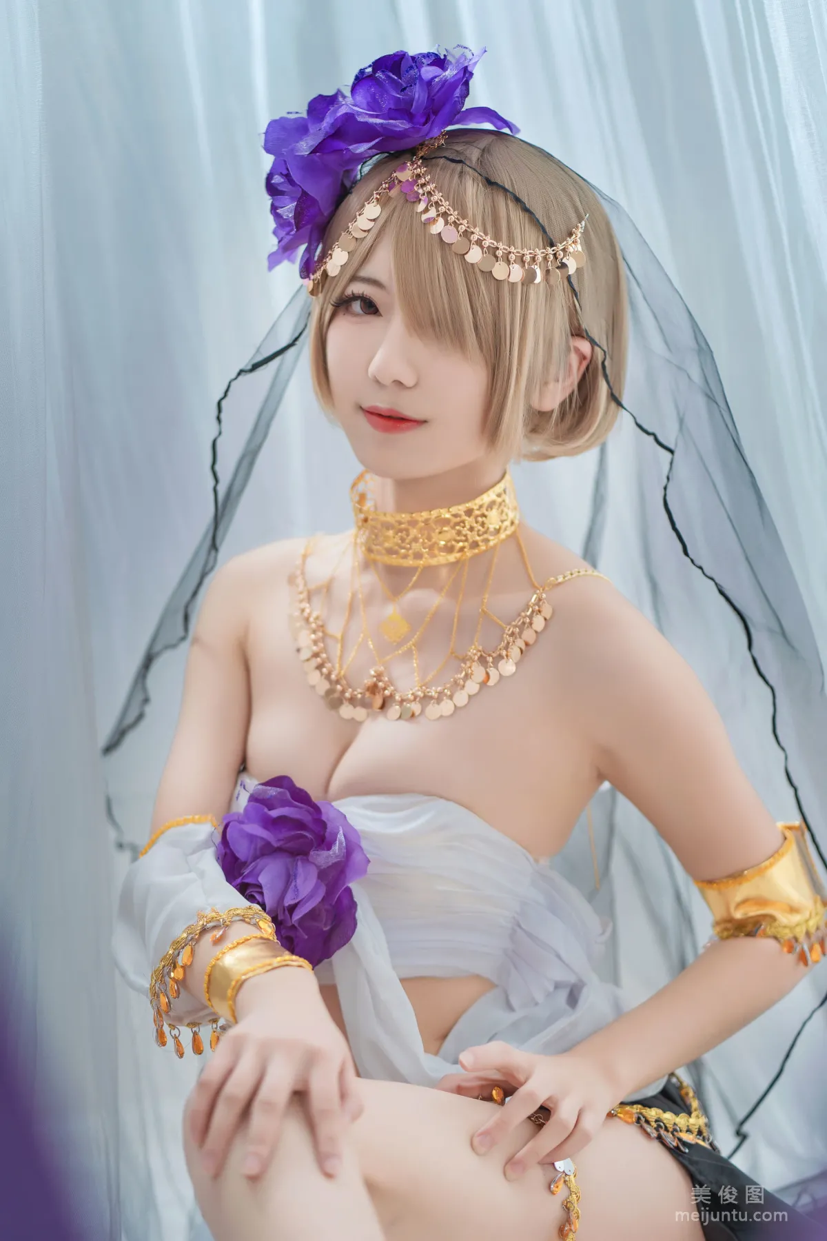 [美女Coser] 弥音音ww 《舞娘》 写真集4