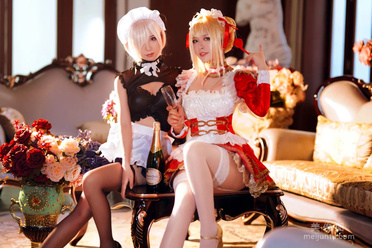 半半子&面饼仙儿 《Claudius x Kyrielight Maid》 写真集4