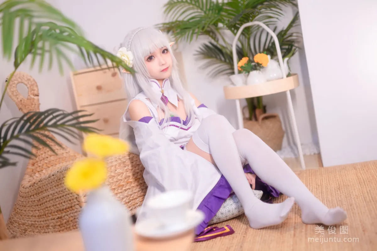 [美女Coser] 蠢沫沫 《艾米利亚》 写真集3