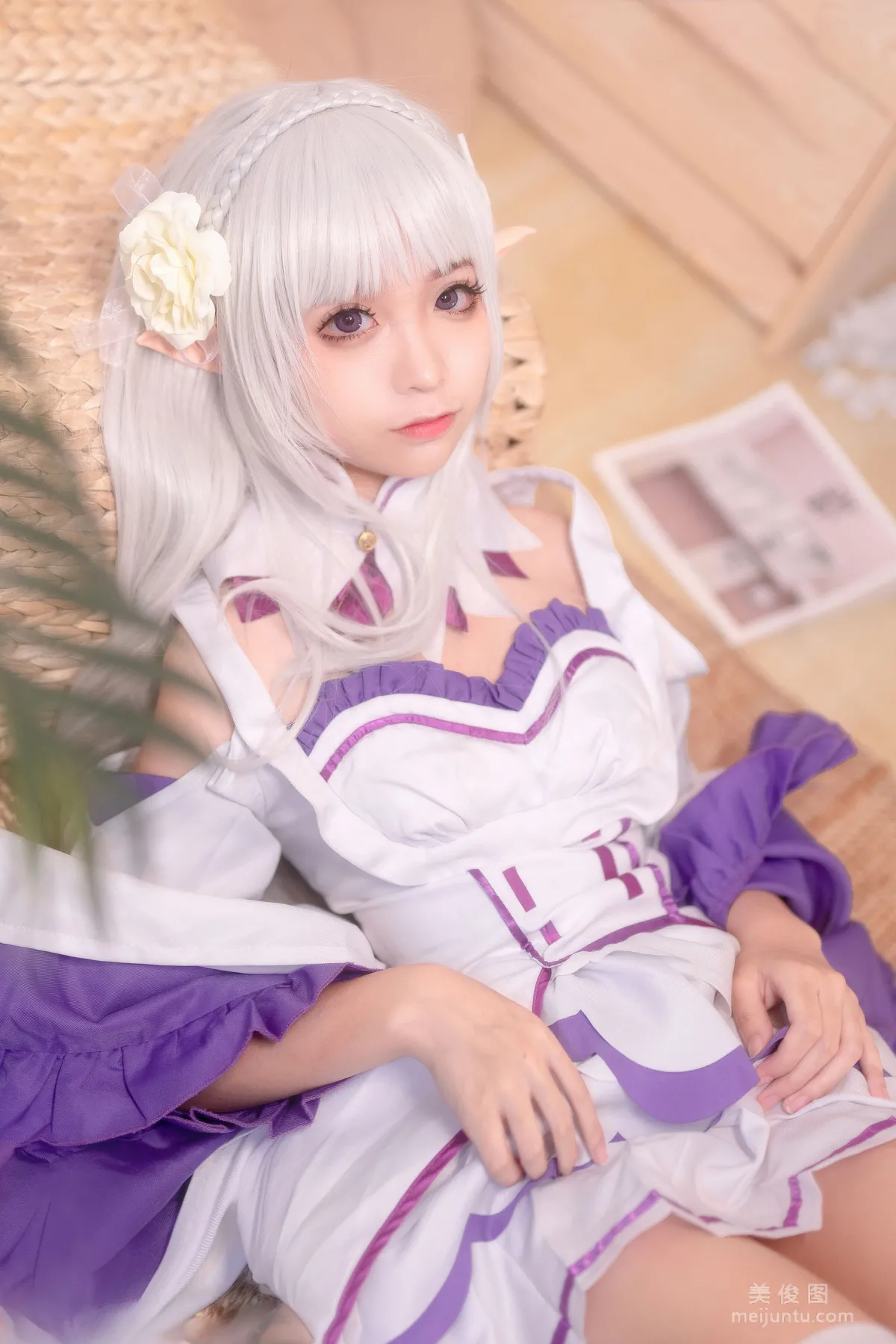 [美女Coser] 蠢沫沫 《艾米利亞》 寫真集 1