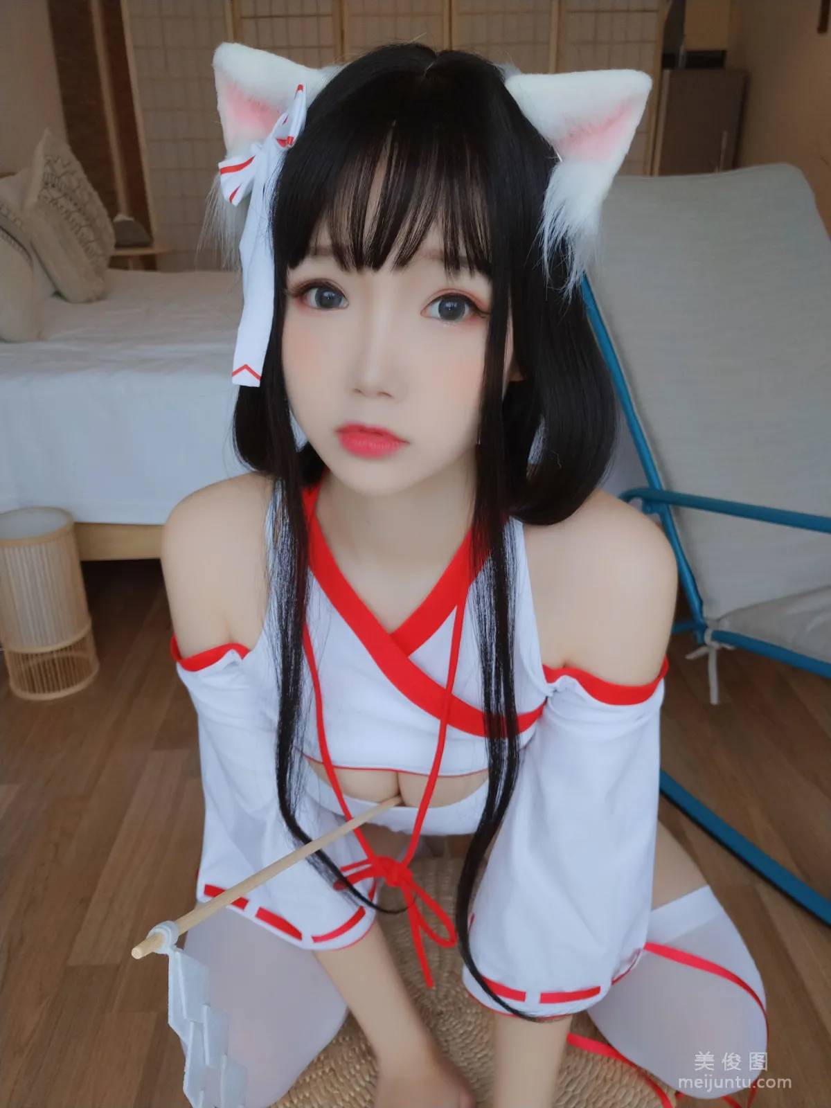 [Web Idols Coser] Xueqing Astra "Shrine Cat" Photo Set photo 60