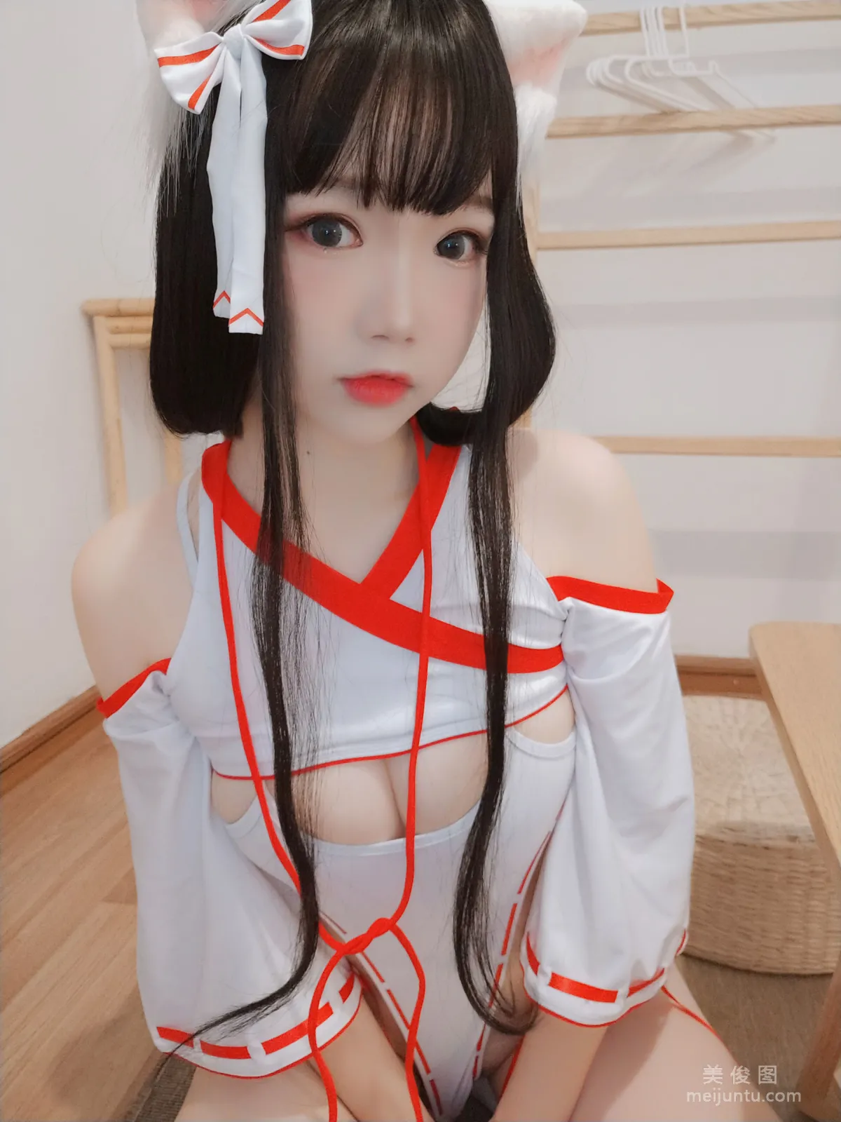 [Web Idols Coser] Xueqing Astra "Shrine Cat" Photo Set photo 10