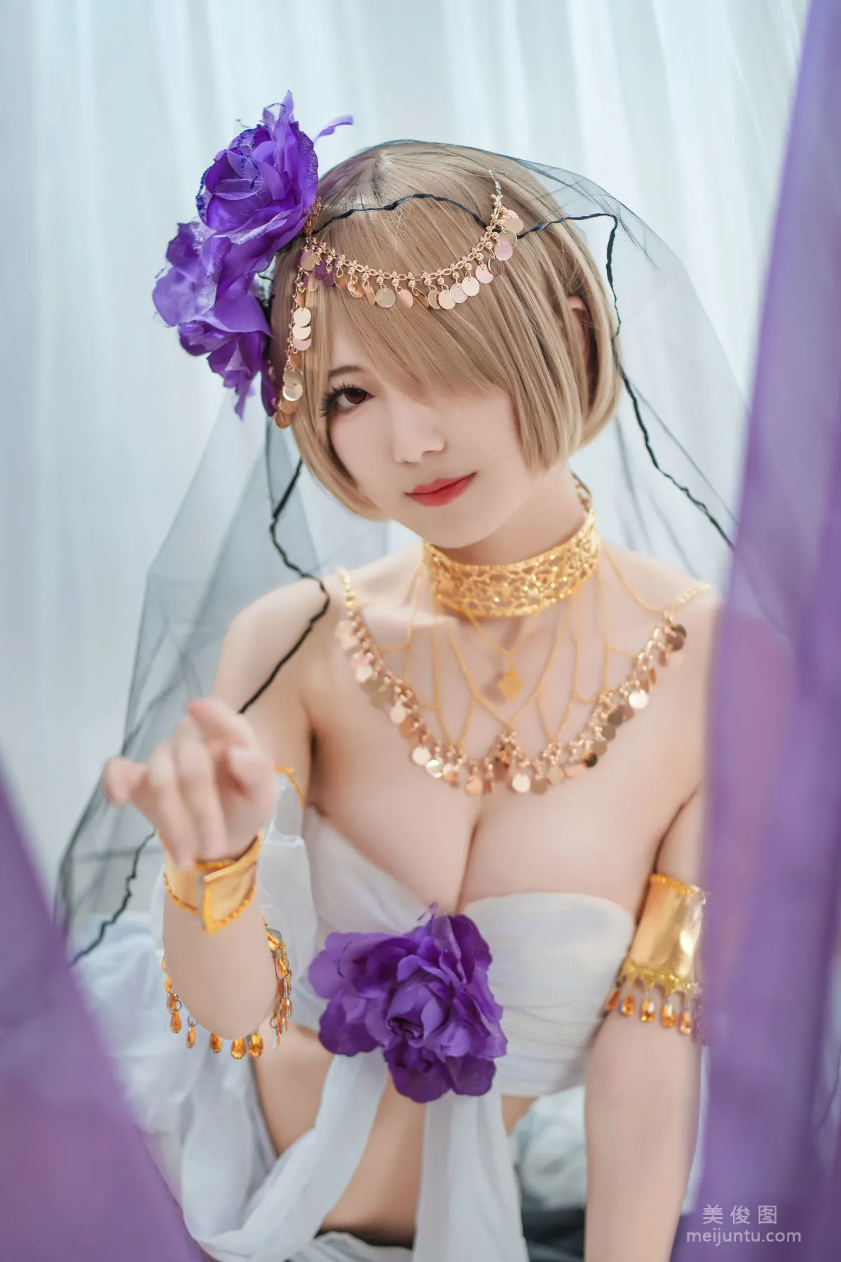 [美女Coser] 弥音音ww 《舞娘》 写真集7