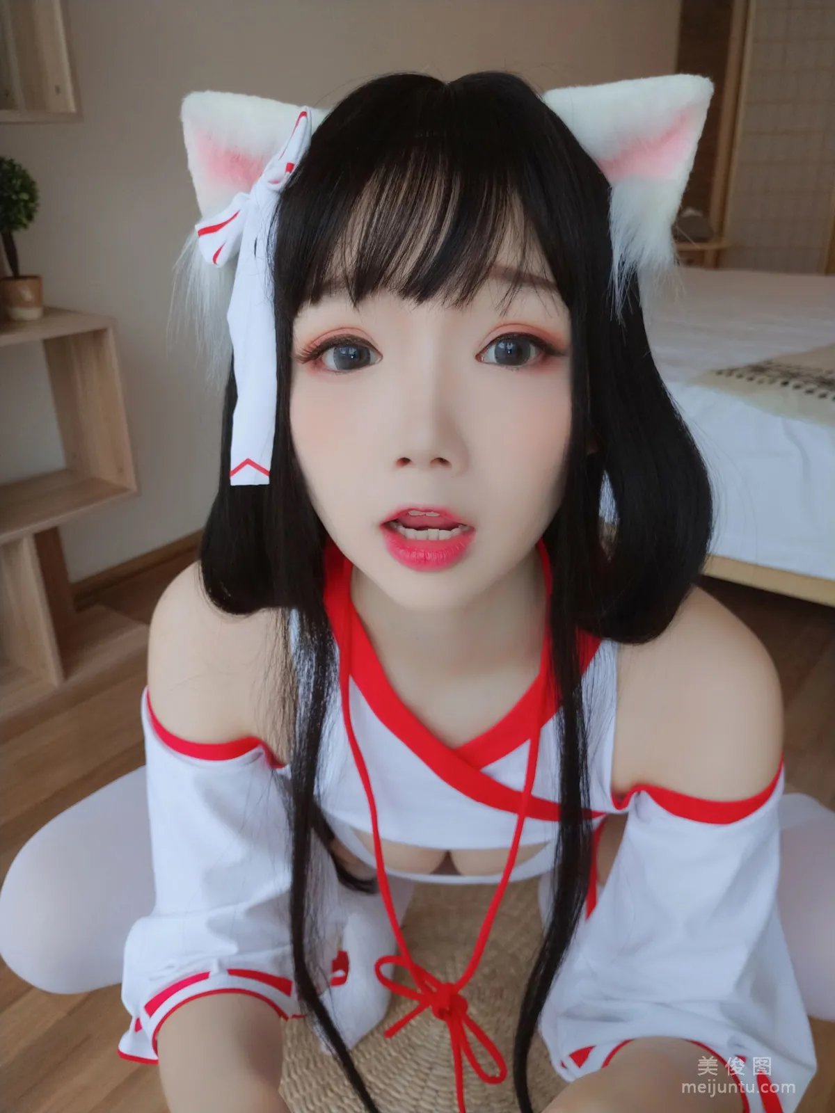 [Web Idols Coser] Xueqing Astra "Shrine Cat" Photo Set photo 69
