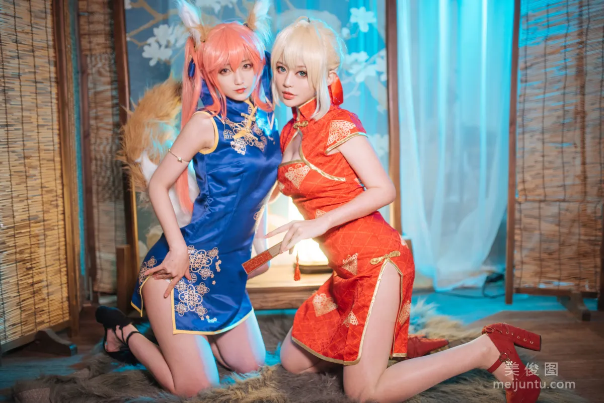 铁板烧鬼舞w 《玉藻前旗袍》 写真集1