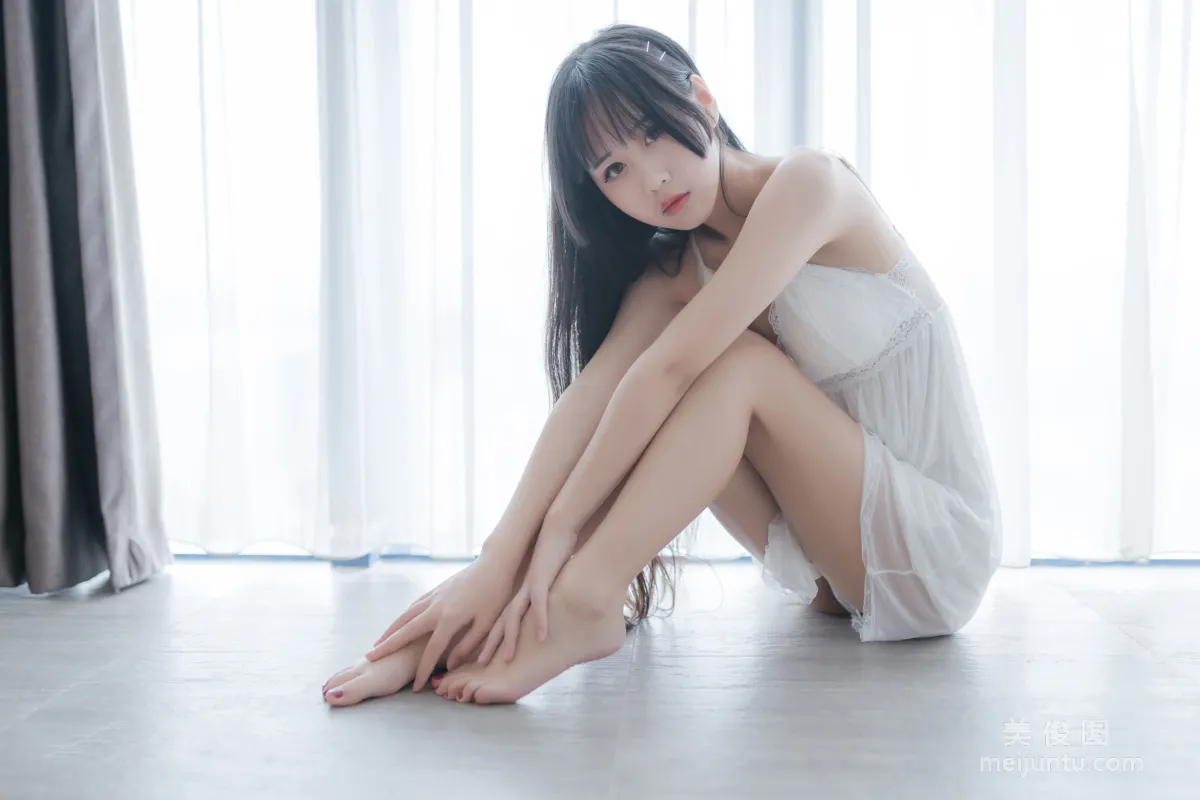 [Beauty Coser] Mengyaer o0, White Private Shoot Photo Set photo 20