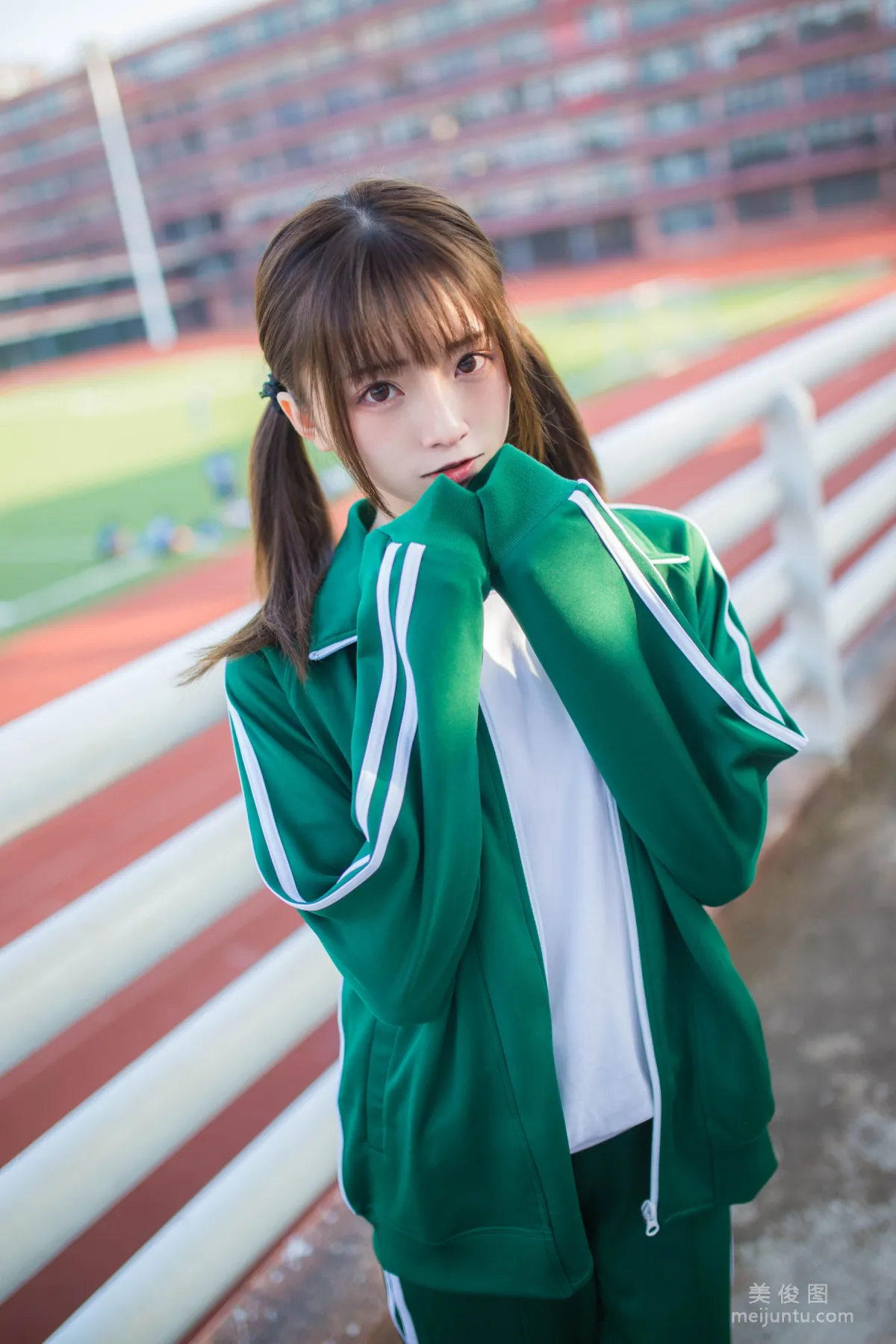 Kitaro_绮太郎 《绿色运动服女孩》 写真集9