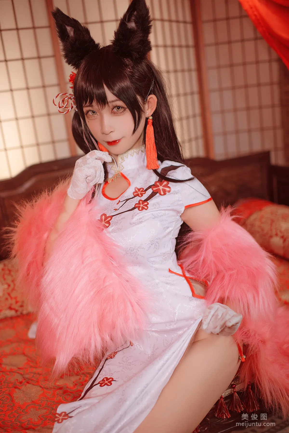 [Beauty Coser] Yingluojiang w, Atago New Year Cheongsam Photo Set photo 7
