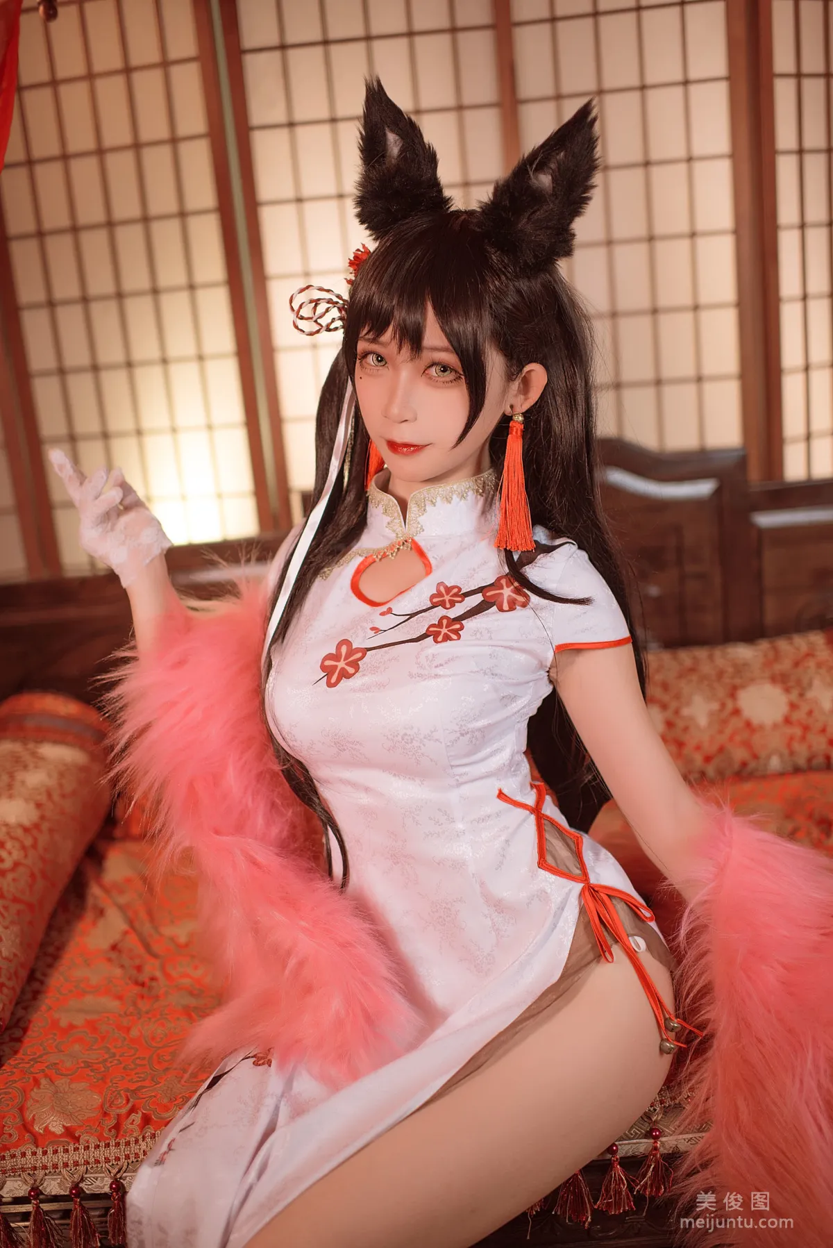 [Beauty Coser] Yingluojiang w, Atago New Year Cheongsam Photo Set photo 3