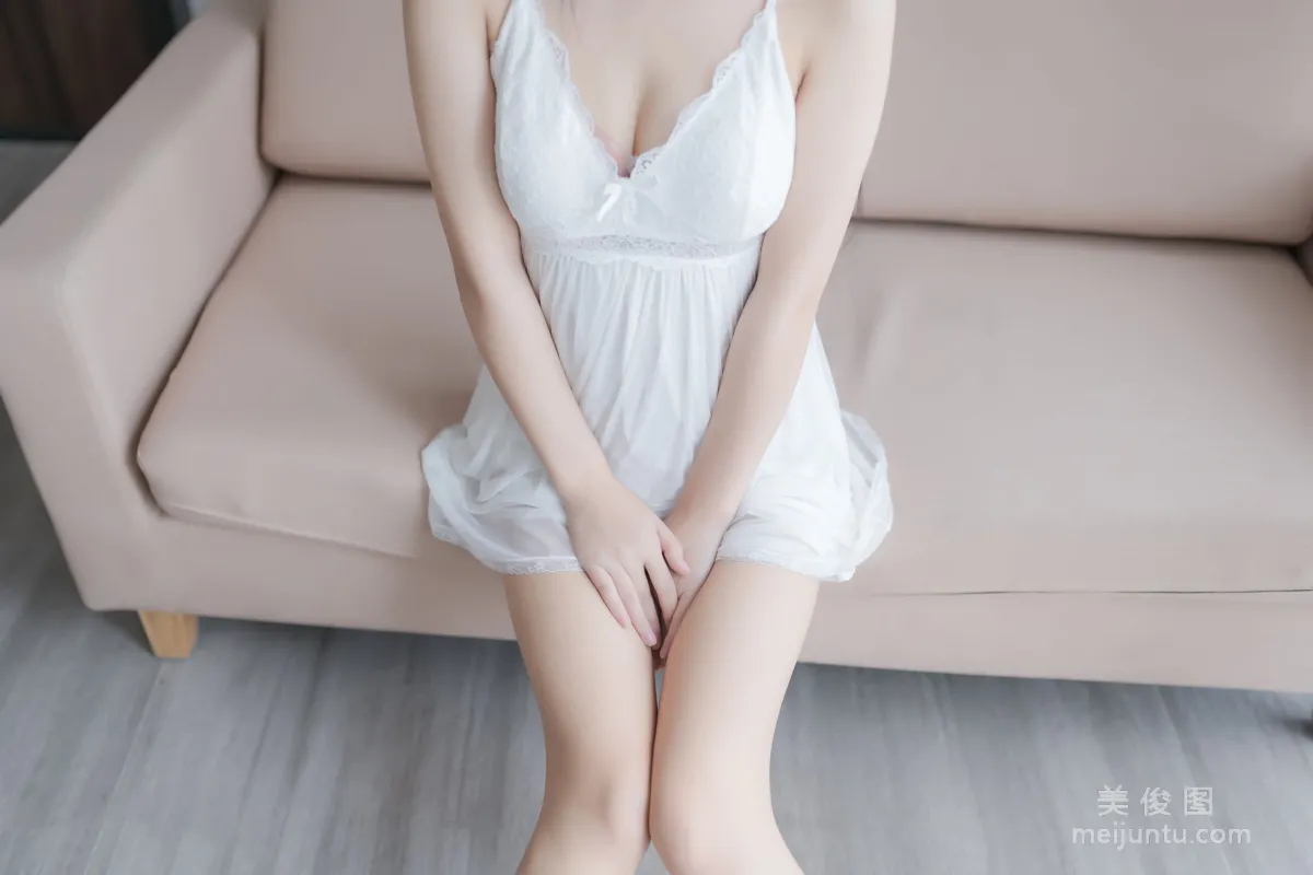 [Beauty Coser] Mengyaer o0, White Private Shoot Photo Set photo 43