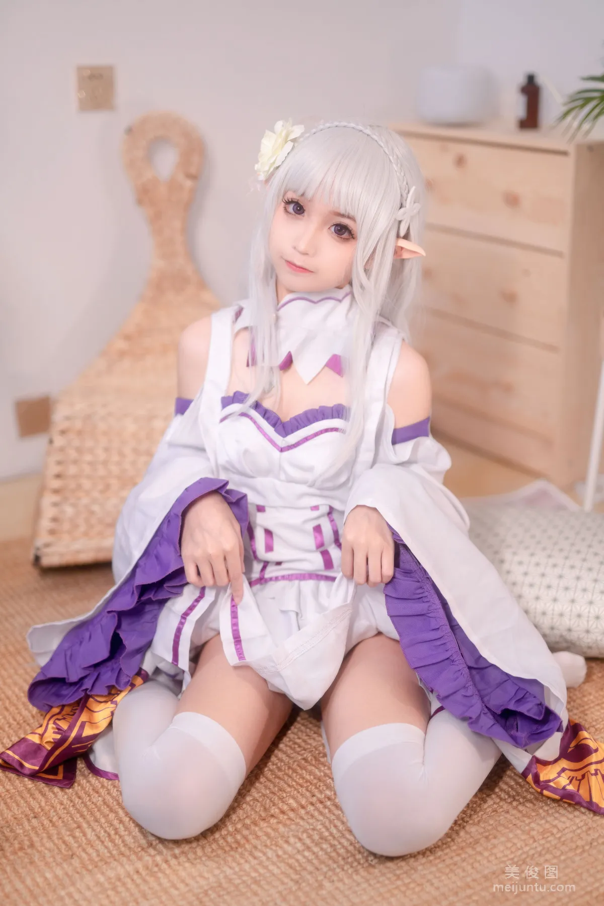 [美女Coser] 蠢沫沫 《艾米利亚》 写真集27