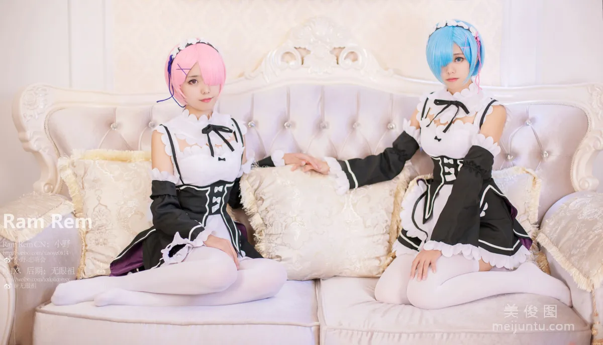 [Beauty Coser] Xiaoye Meizi w "Ram Rem (Ram, Rem)" Photo Set photo 5