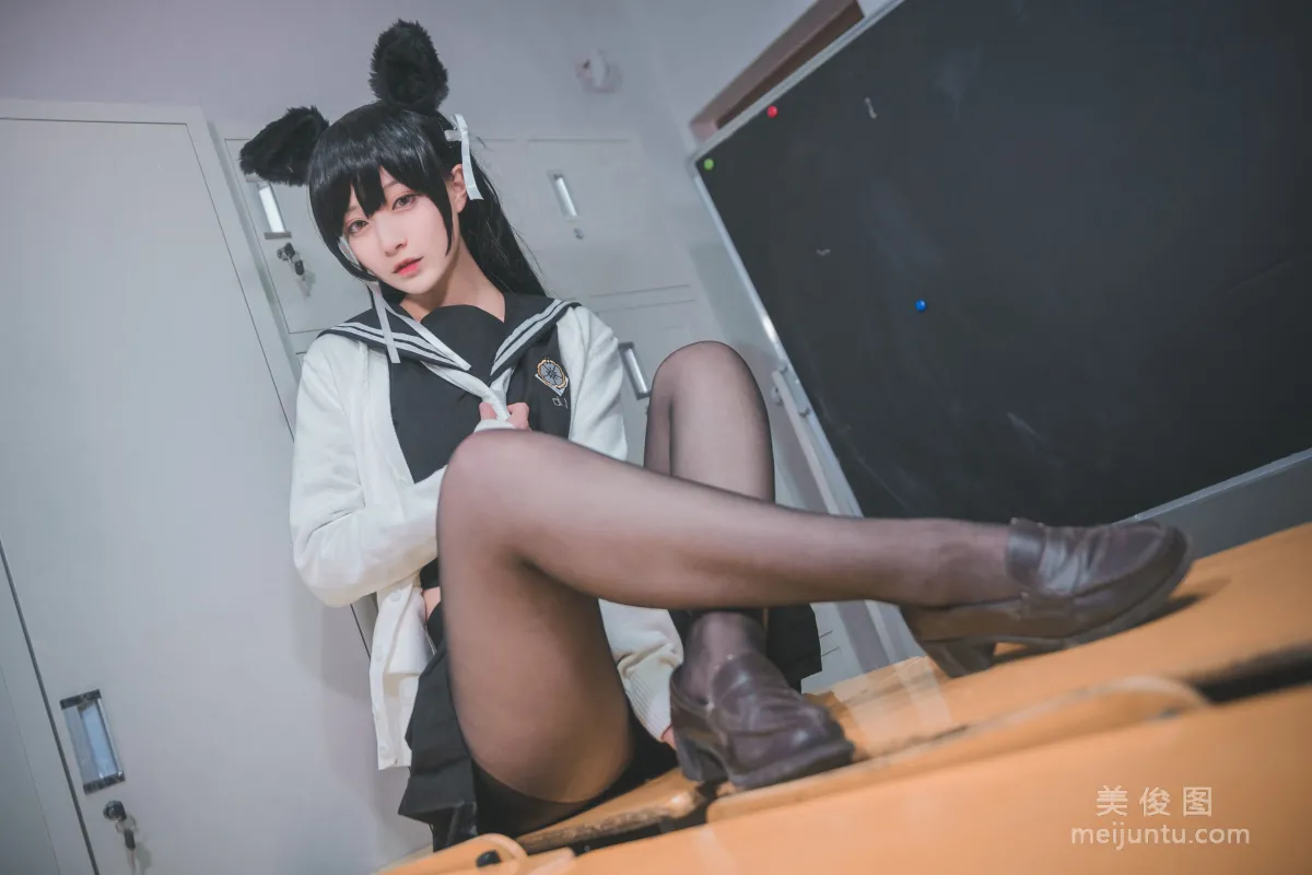 [美女Coser] 铁板烧鬼舞w 《爱宕jk》 写真集5