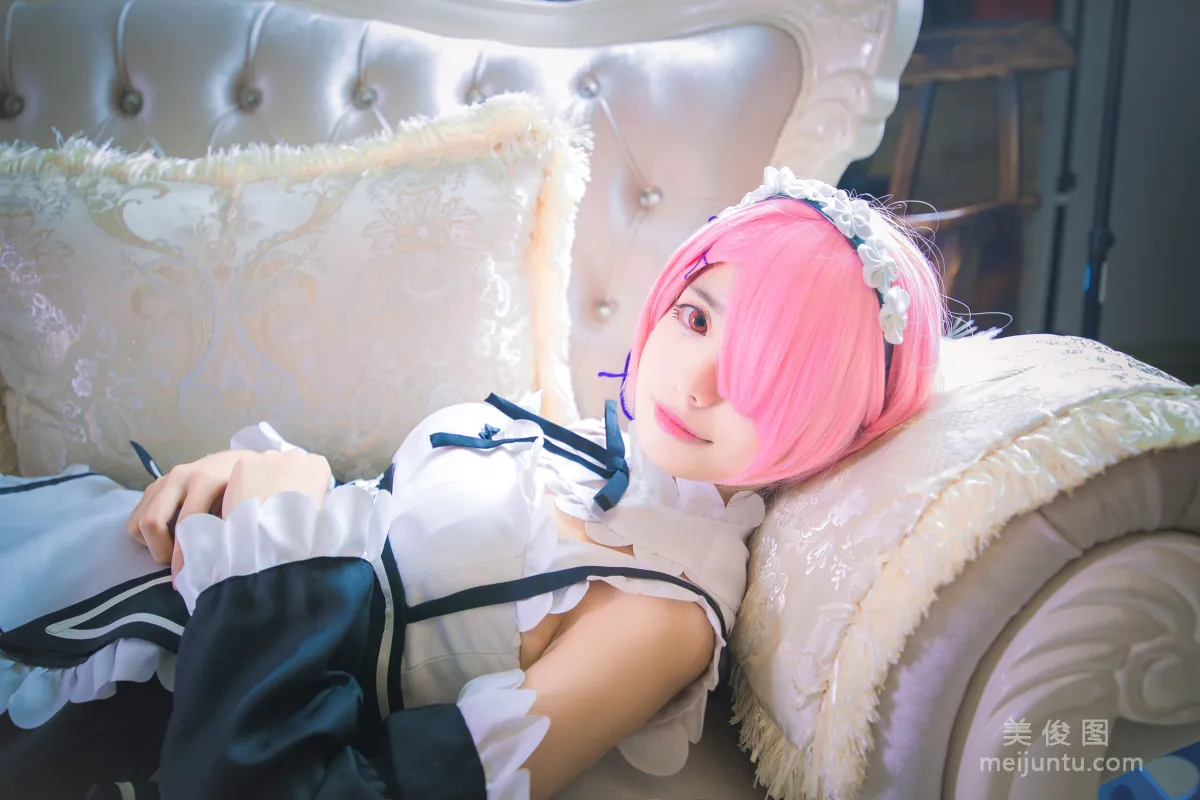 [美女Coser] 小野妹子w 《Ram Rem（拉姆，雷姆）》 写真集11