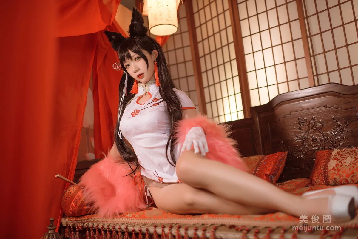 [Beauty Coser] Yingluojiang w, Atago New Year Cheongsam Photo Set photo 1