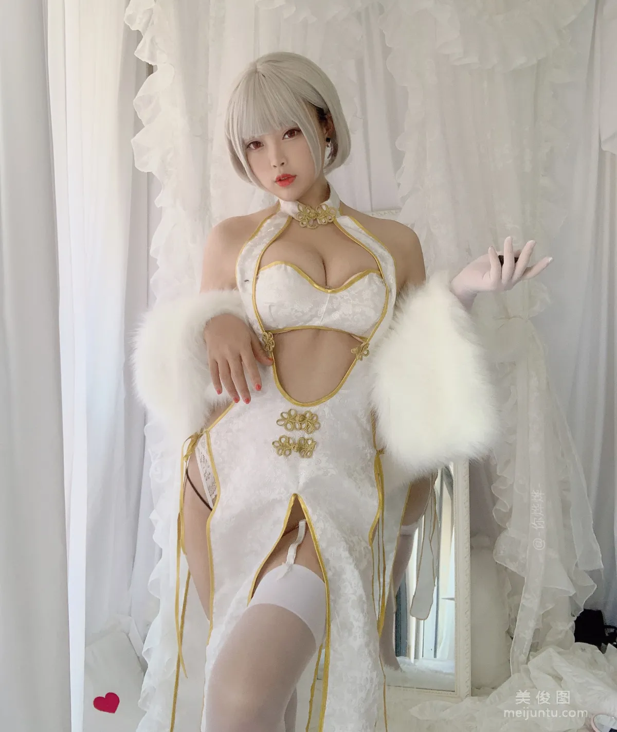 [美女Coser] -白烨- 《白旗袍》 写真集29