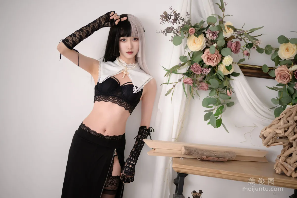 Mu Mianmian OwO [Black and White Nun] Photo Set photo 6
