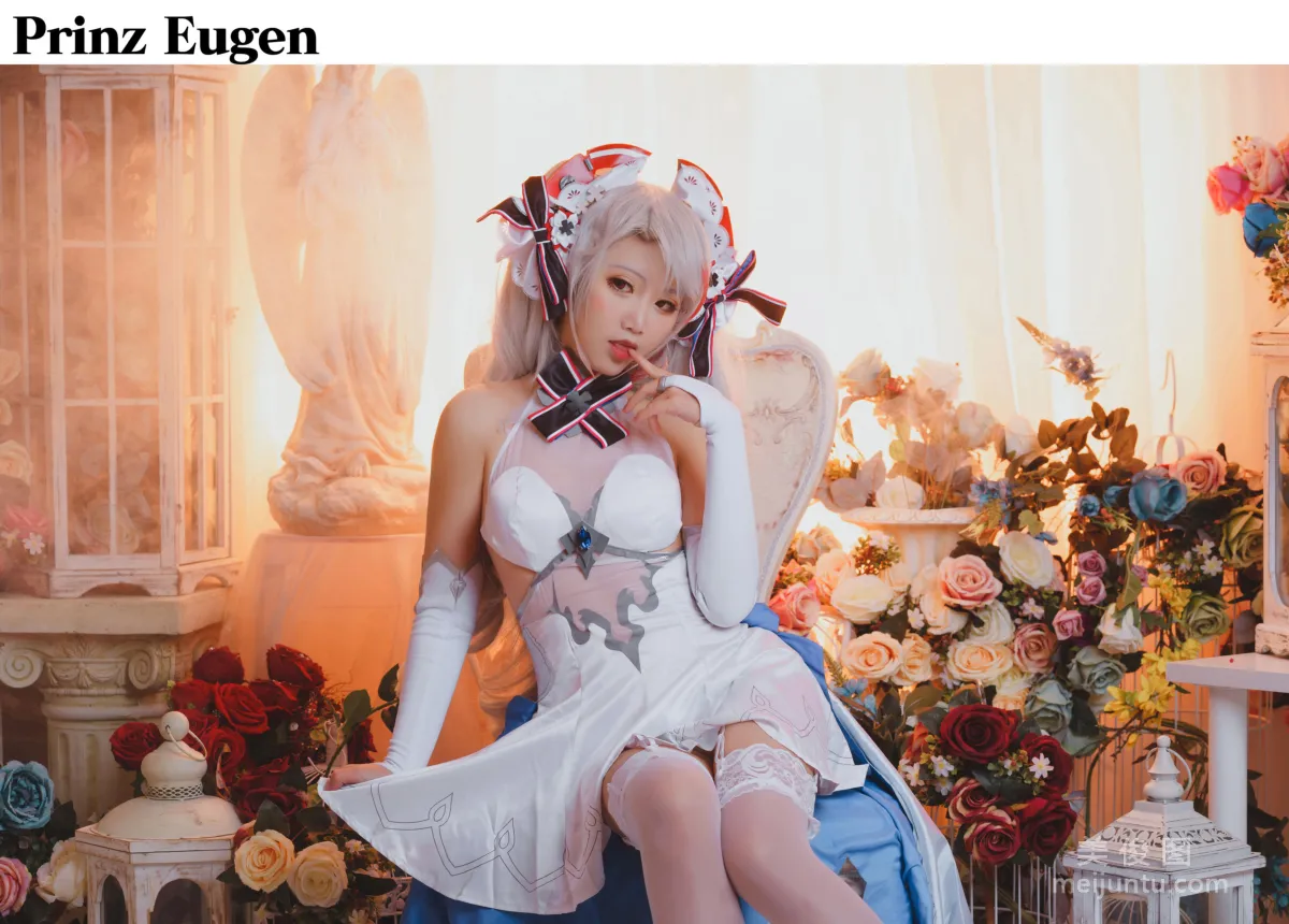 [Beauty Coser] Mianbing Xianer "Eugen Wedding Dress" Photo Set photo 4