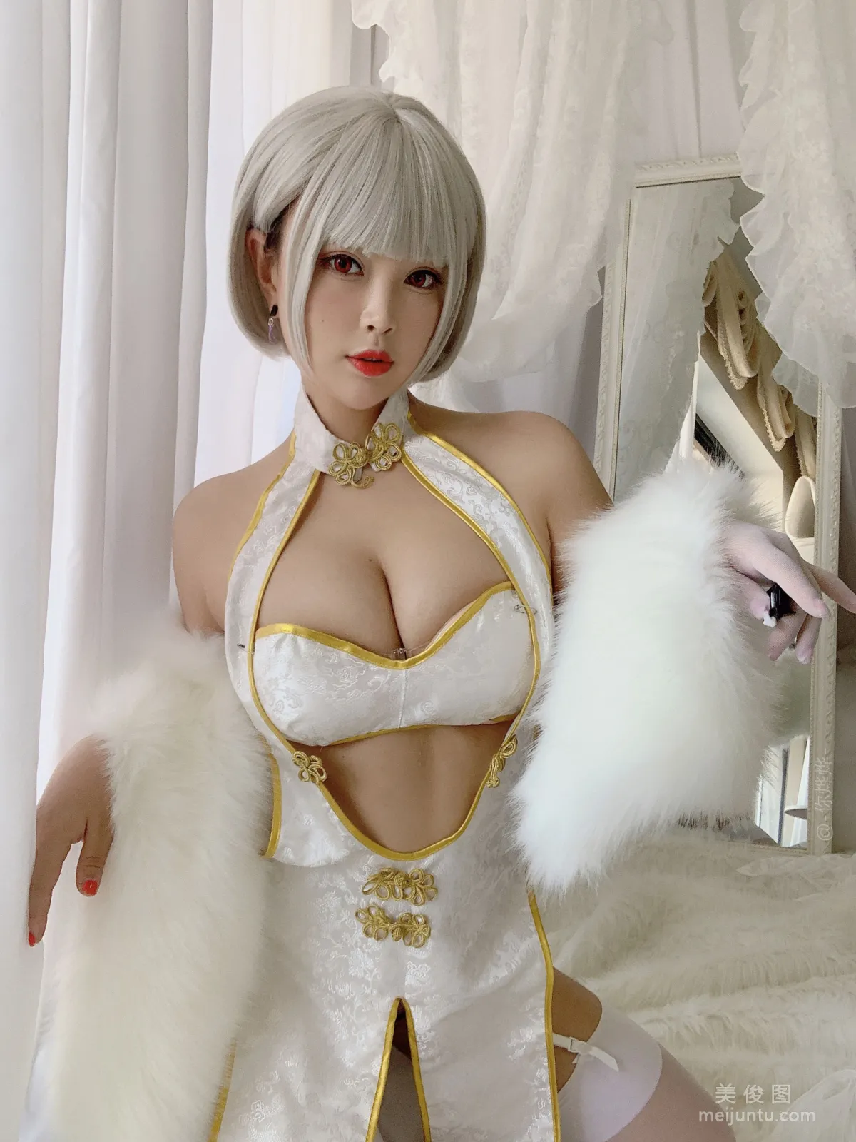 [美女Coser] -白烨- 《白旗袍》 写真集10