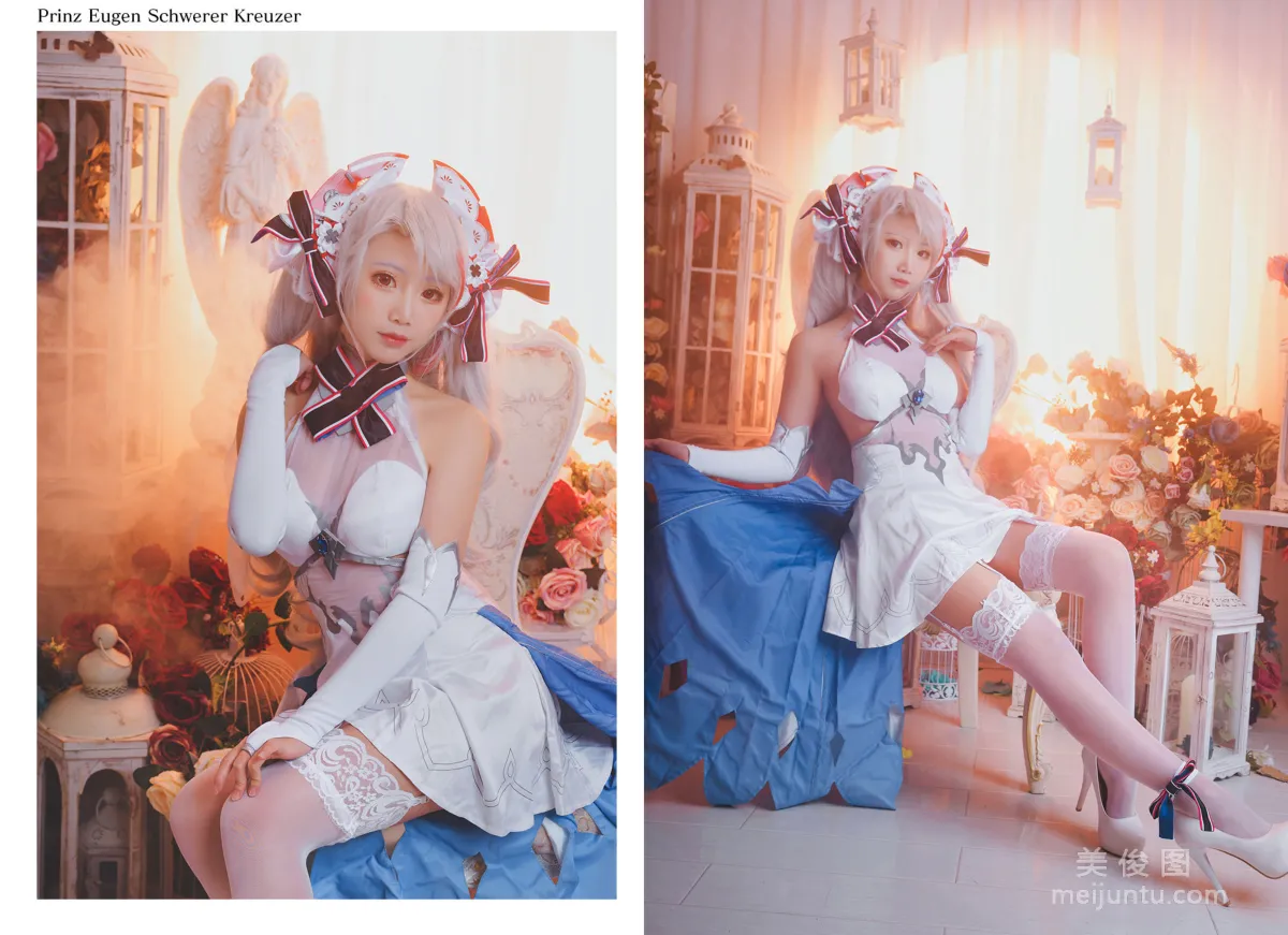 [美女Coser] 面饼仙儿 《欧根花嫁》 写真集3
