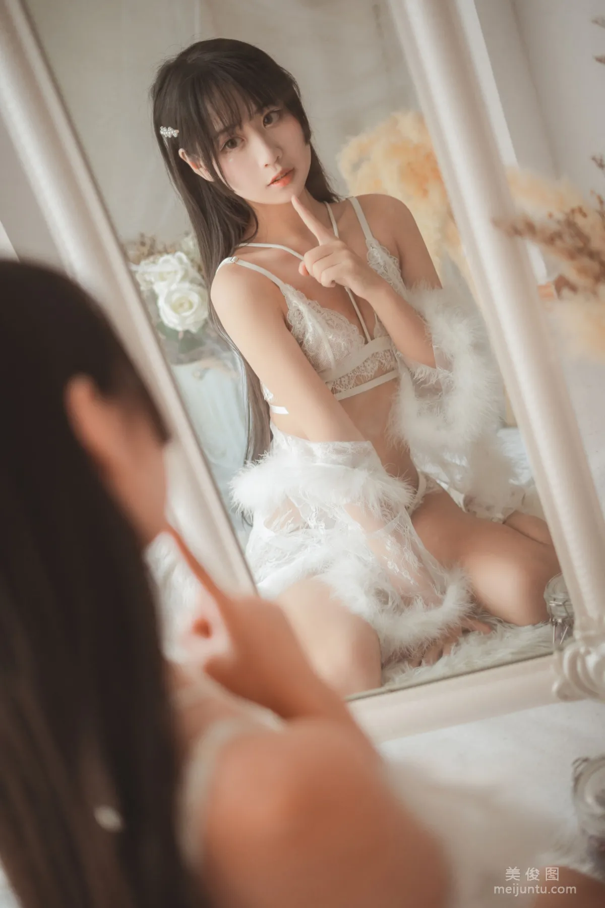 COS Beautiful Girl Mengyaer o0, Plush Underwear Photo Set photo 21