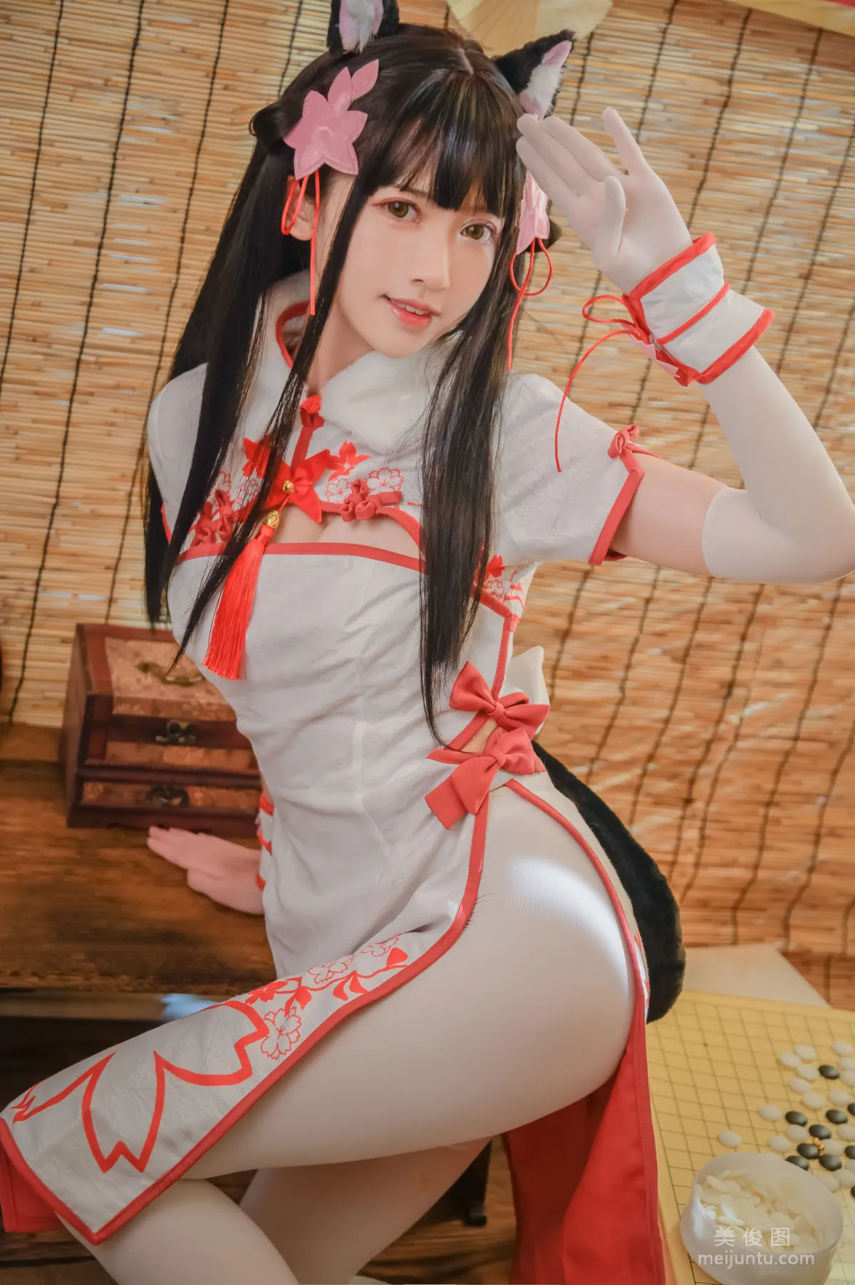 Coser鳗鱼霏儿 《碧蓝华裳 夕暮》 写真集11