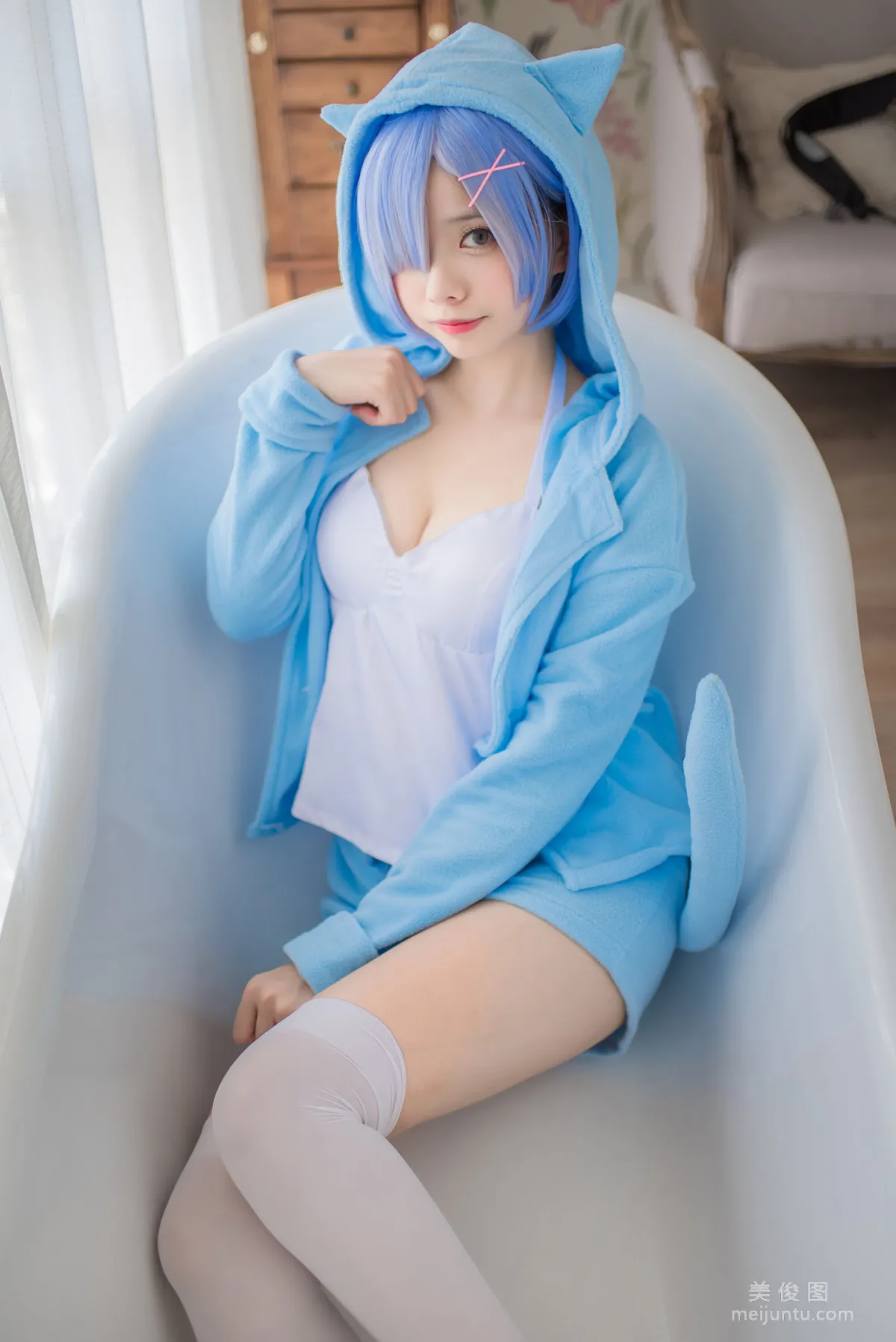 小野妹子w 《蕾姆 蓝色精灵》 写真集3