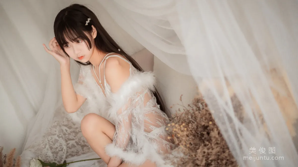 COS Beautiful Girl Mengyaer o0, Plush Underwear Photo Set photo 10