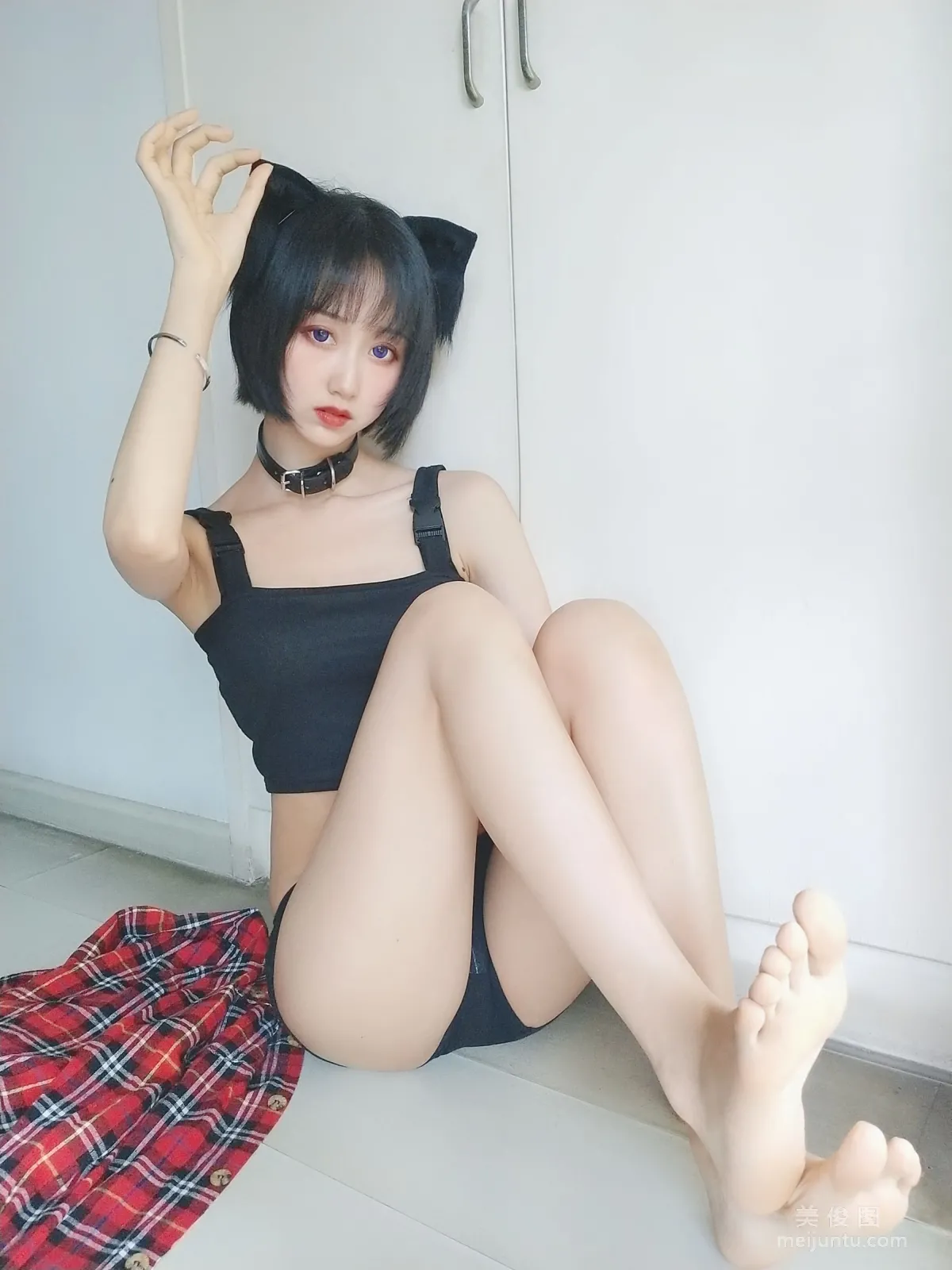 Girl Mu Mianmian OwO, Delinquent Cat Photo Set photo 10
