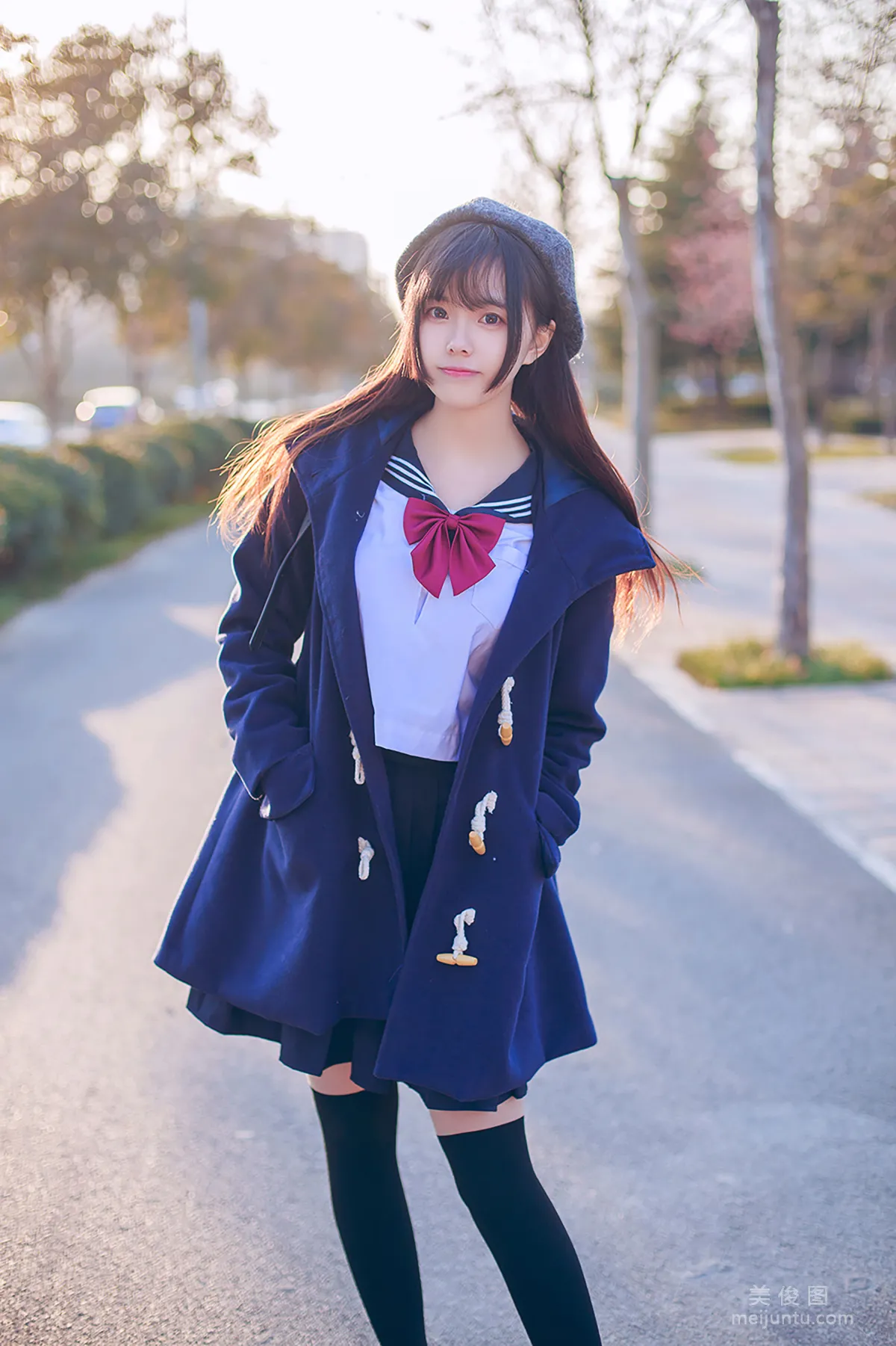 小野妹子w 《JK黑丝》 写真集4
