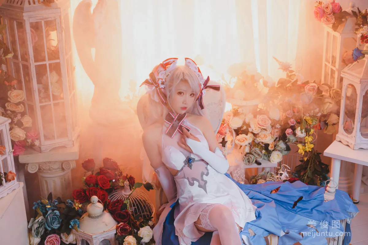 [美女Coser] 面饼仙儿 《欧根花嫁》 写真集12