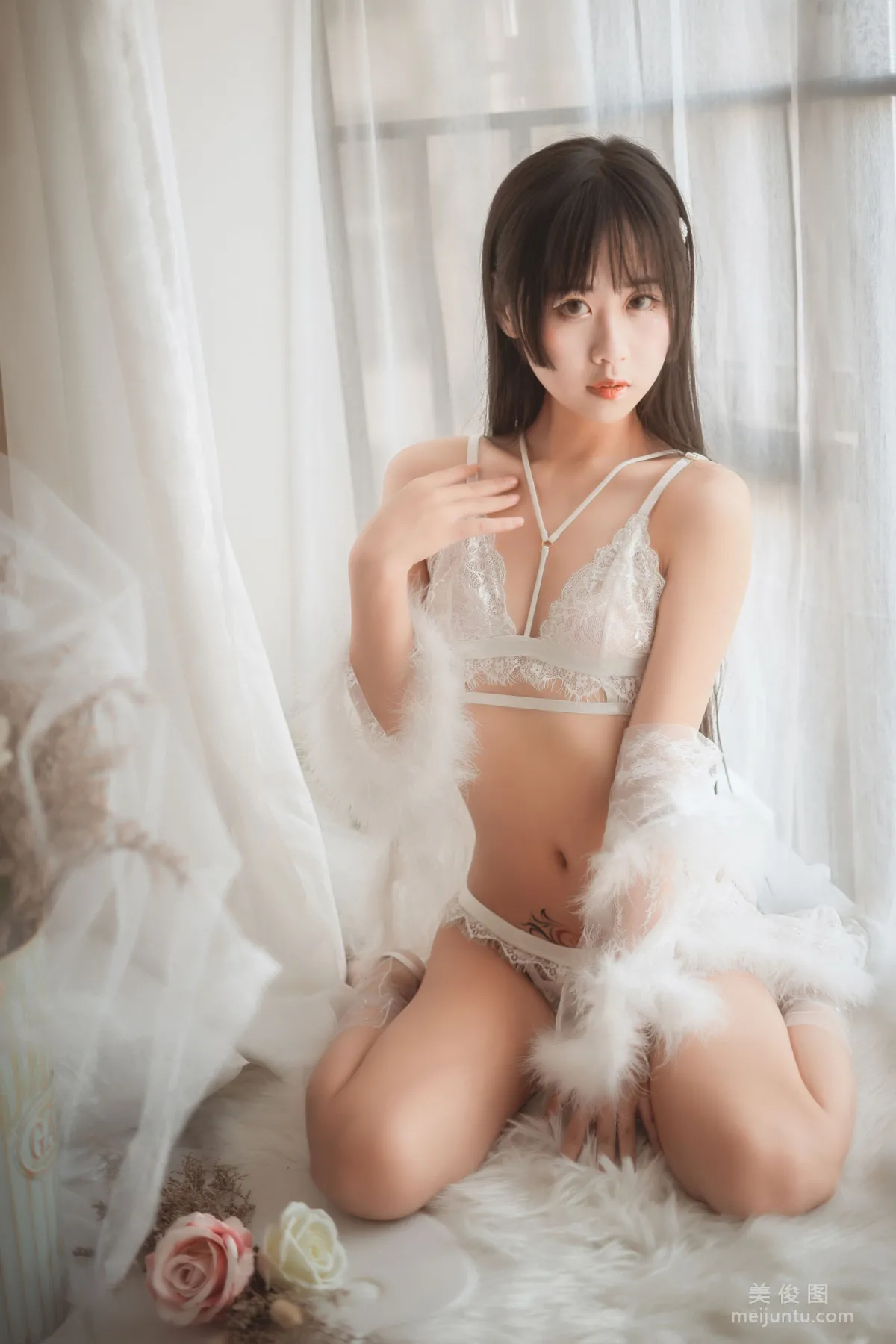 COS Beautiful Girl Mengyaer o0, Plush Underwear Photo Set photo 18