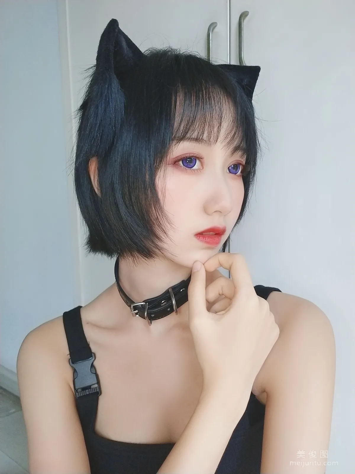 Girl Mu Mianmian OwO, Delinquent Cat Photo Set photo 17