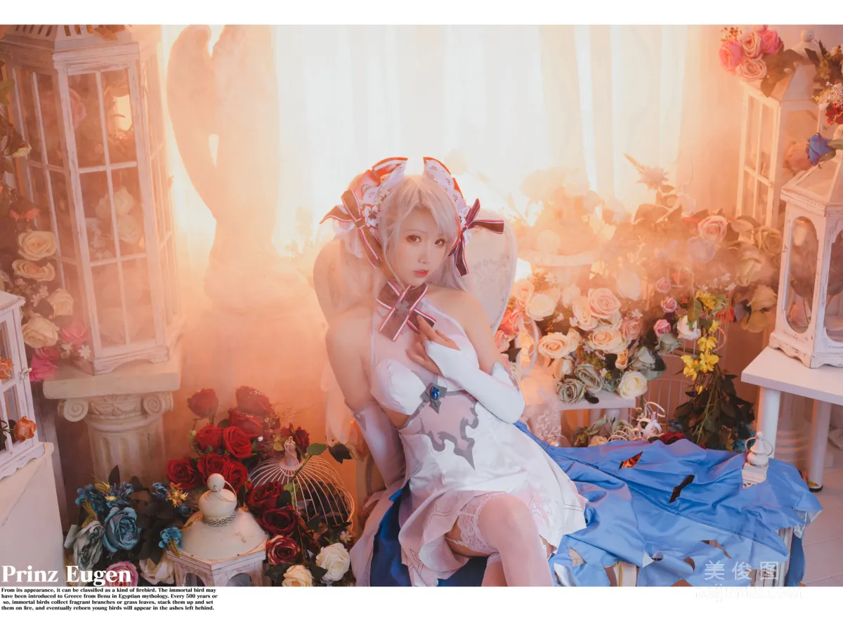 [Beauty Coser] Mianbing Xianer "Eugen Wedding Dress" Photo Set photo 5